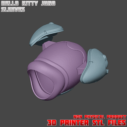 Hello Kitty Juno Cosplay Sleeves Overwatch 3d model