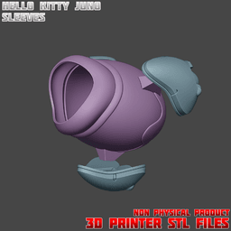 Hello Kitty Juno Cosplay Sleeves Overwatch 3d model