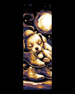Starry Night is great for resting and creativity - Set of Bookmarks 3d model