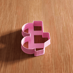 Pickup Truck Cookie Cutter Stamp Utensil 3d model
