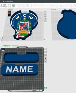 F.C. Porto Sign - LED Strip Compatible 3d model