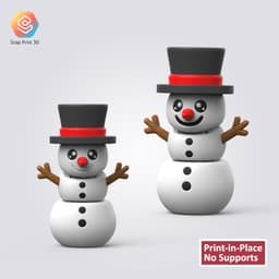 Flexi Happy Snowman 3d model