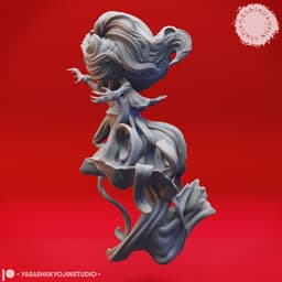 Banshee - Tabletop Miniature (Pre-Supported) 3d model