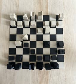 Minimal Chess Set - Beginner Friendly 3d model