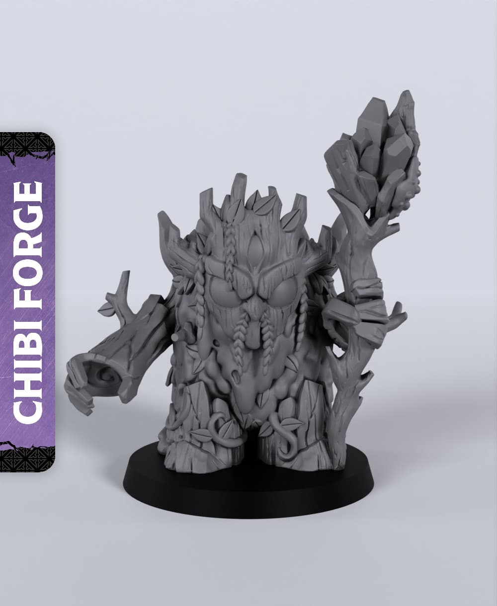 Elder Treant - With Free Dragon - 5e DnD Inspired for RPG and Wargamers 3d model