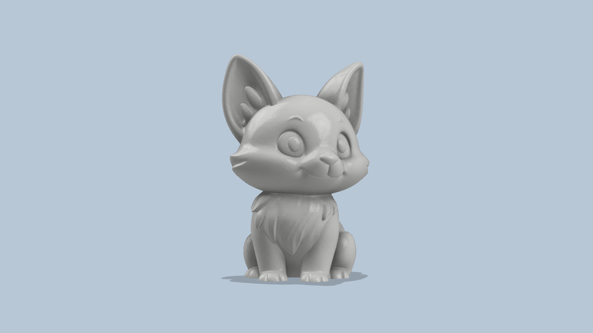 Cute Fox 3d model