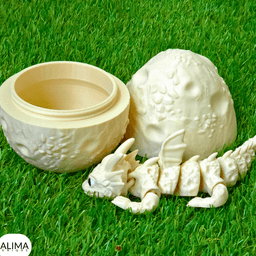 Moon Dragon / Special Moon Structure / Articulated Fidget Toy 3d model