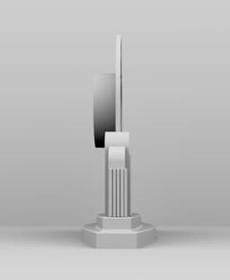 Stained Glass Clock 3d model