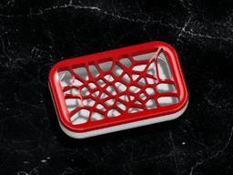 Soap Dish Voronoi Style 3d model