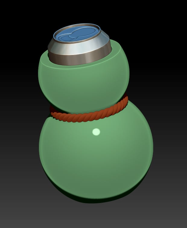 Gourd Mug 3d model