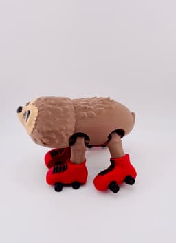 Sloth Roller Skate Flexi 3d model