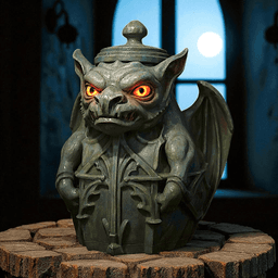Gargoyle Guardian Jar 3d model