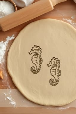 Seahorse Cookie Cutter, Biscuit Cutter 3d model