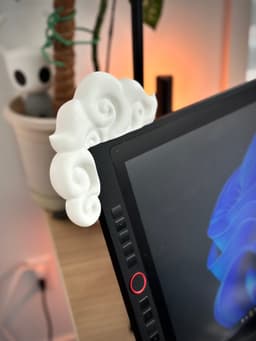 Cloud Corner Decor 3d model