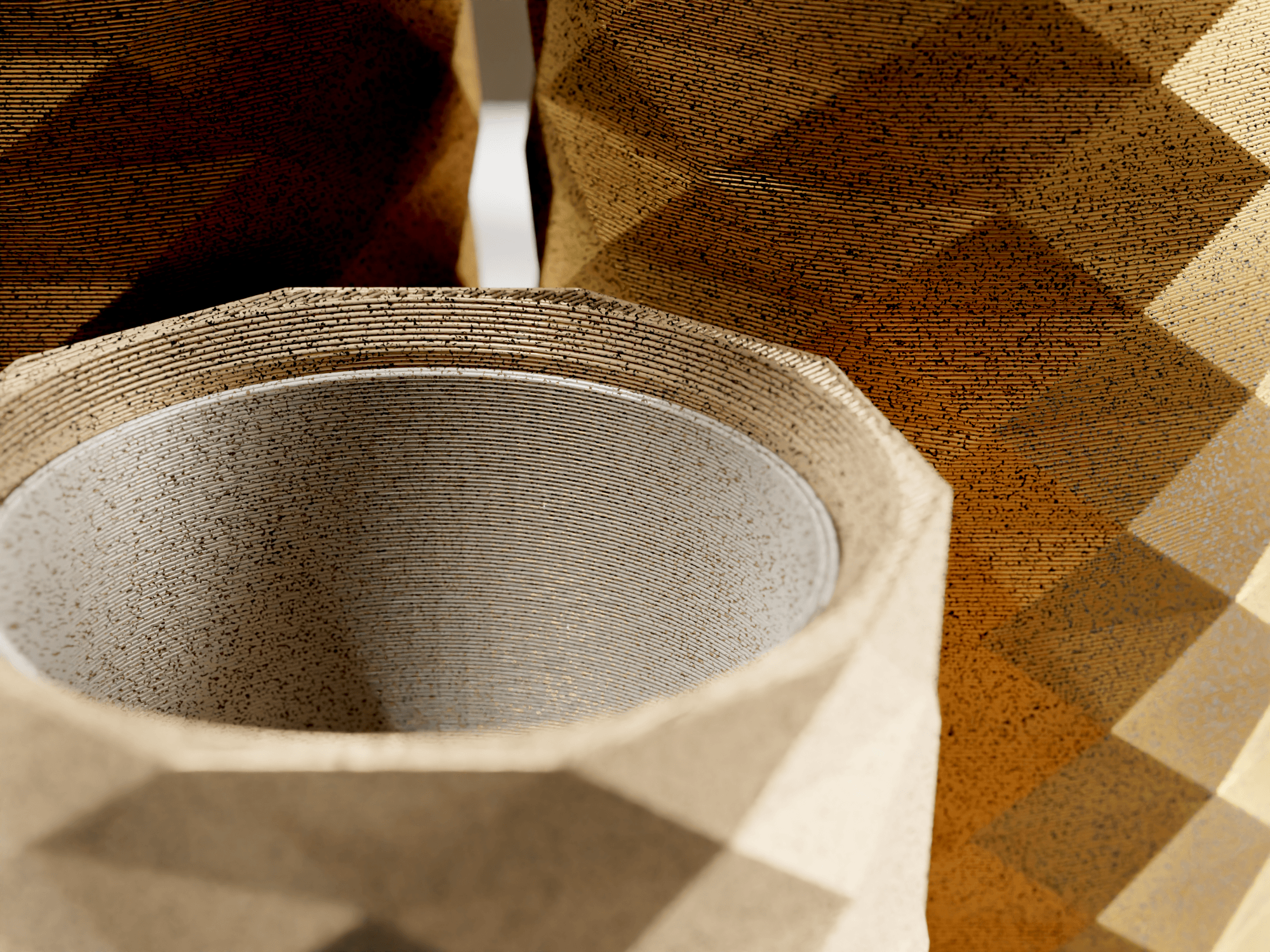 Prism - Modular Planter 3d model