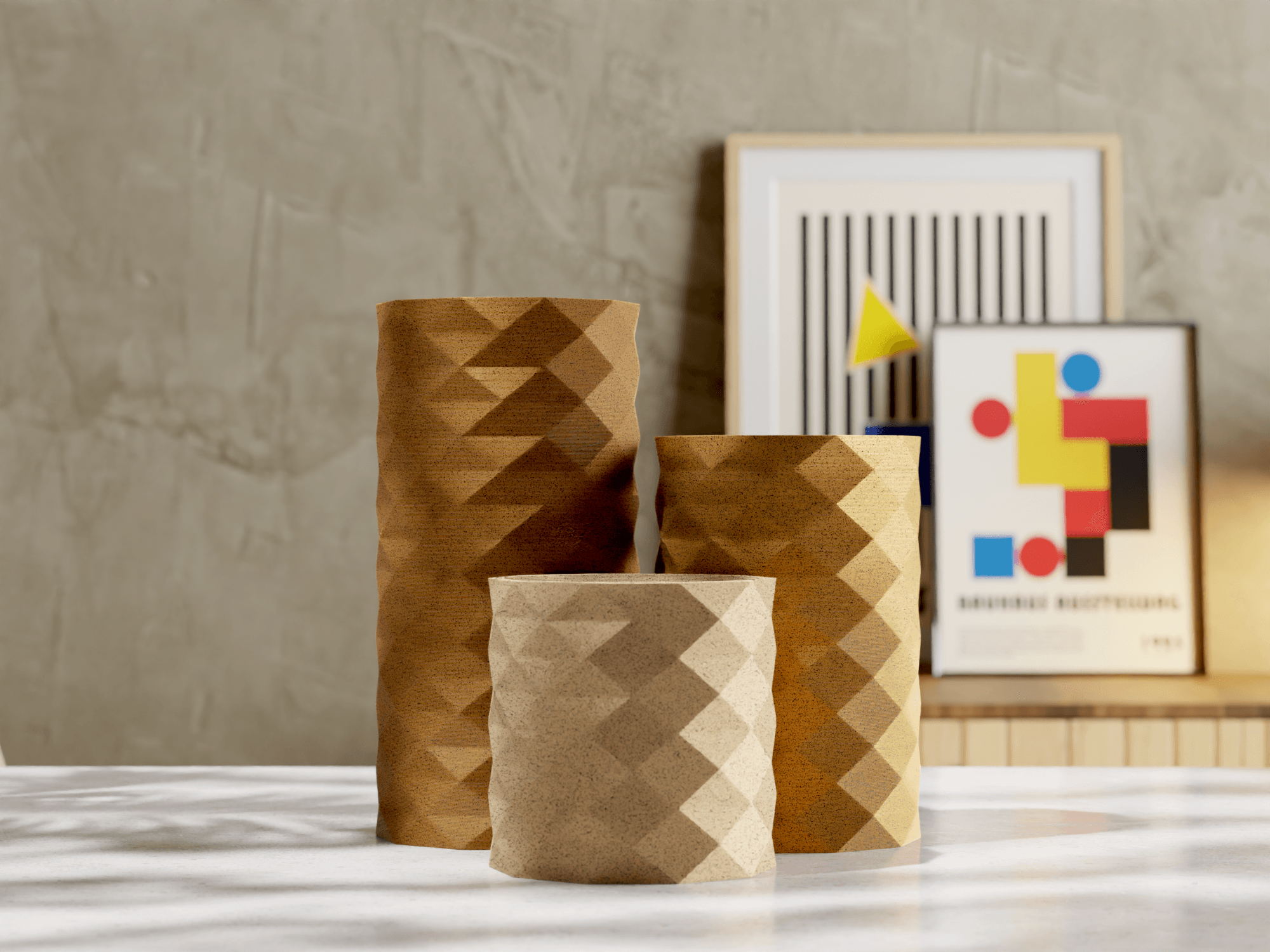 Prism - Modular Planter 3d model