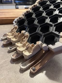 Super Fancy Gutters for Modular Hextraction board 3d model