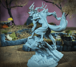 Were-Fox-Deer Mythical Hybrid Monster 3d model