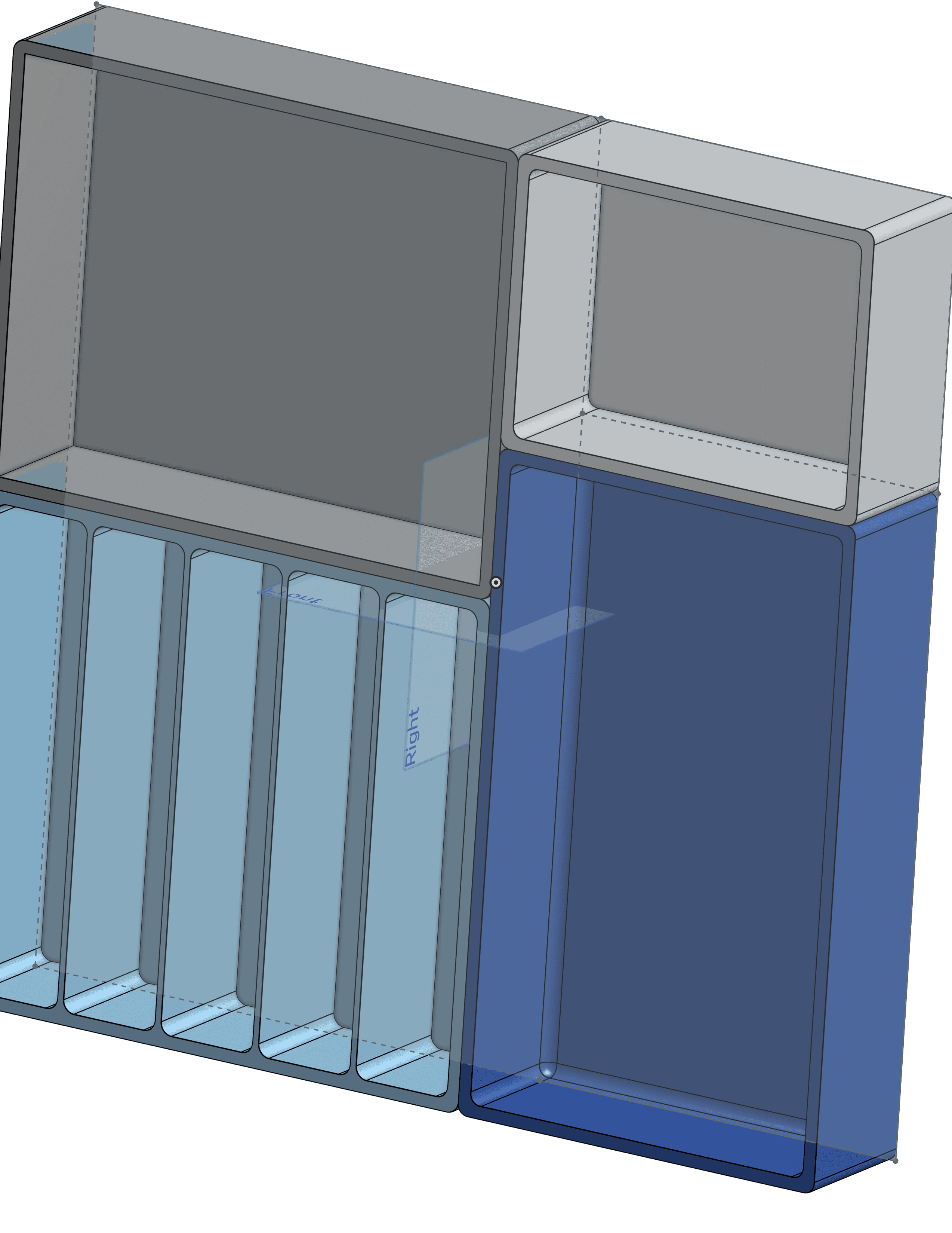 Silverware drawer insert 3d model