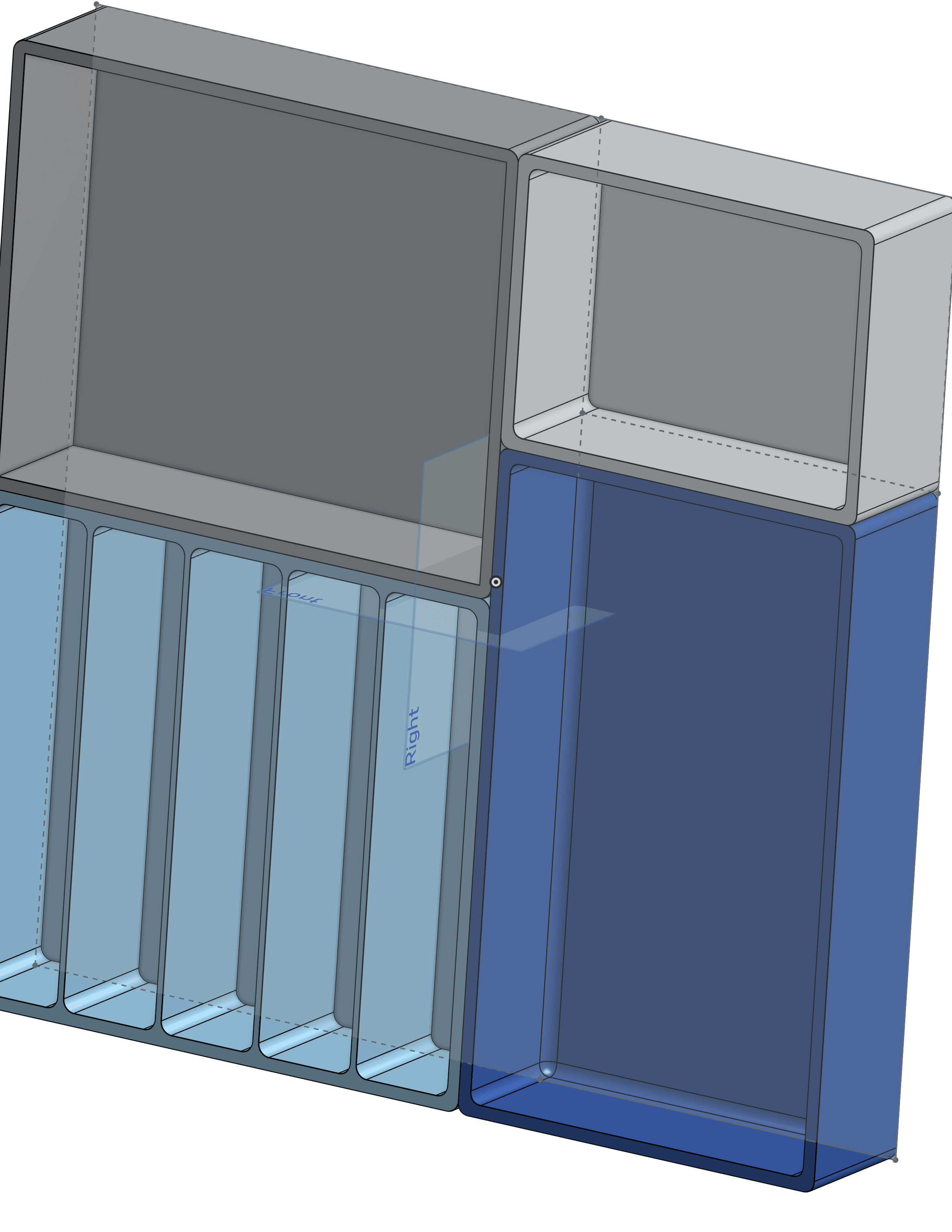 Silverware drawer insert 3d model