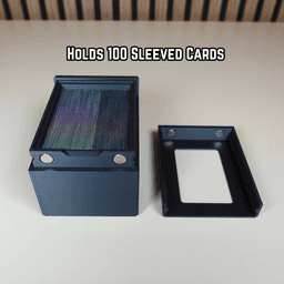 Deck Box – Magnetic Slide Vault 3d model