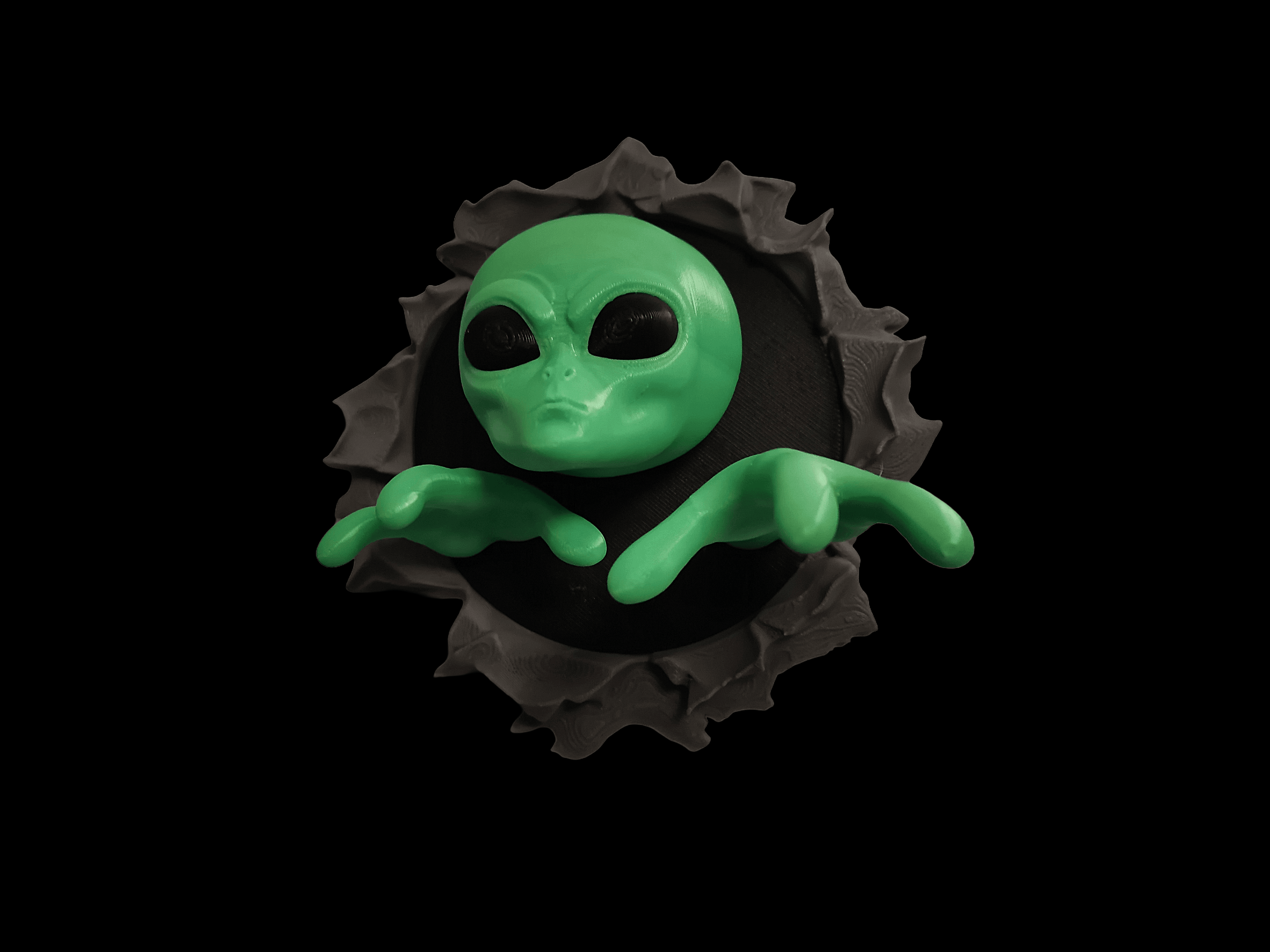 Alien wall crawler 3d model