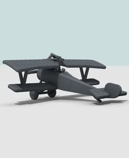 1:144 Nieuport 17 (Lewis) 3d model