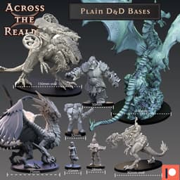 Plain rpg & wargaming bases 3d model