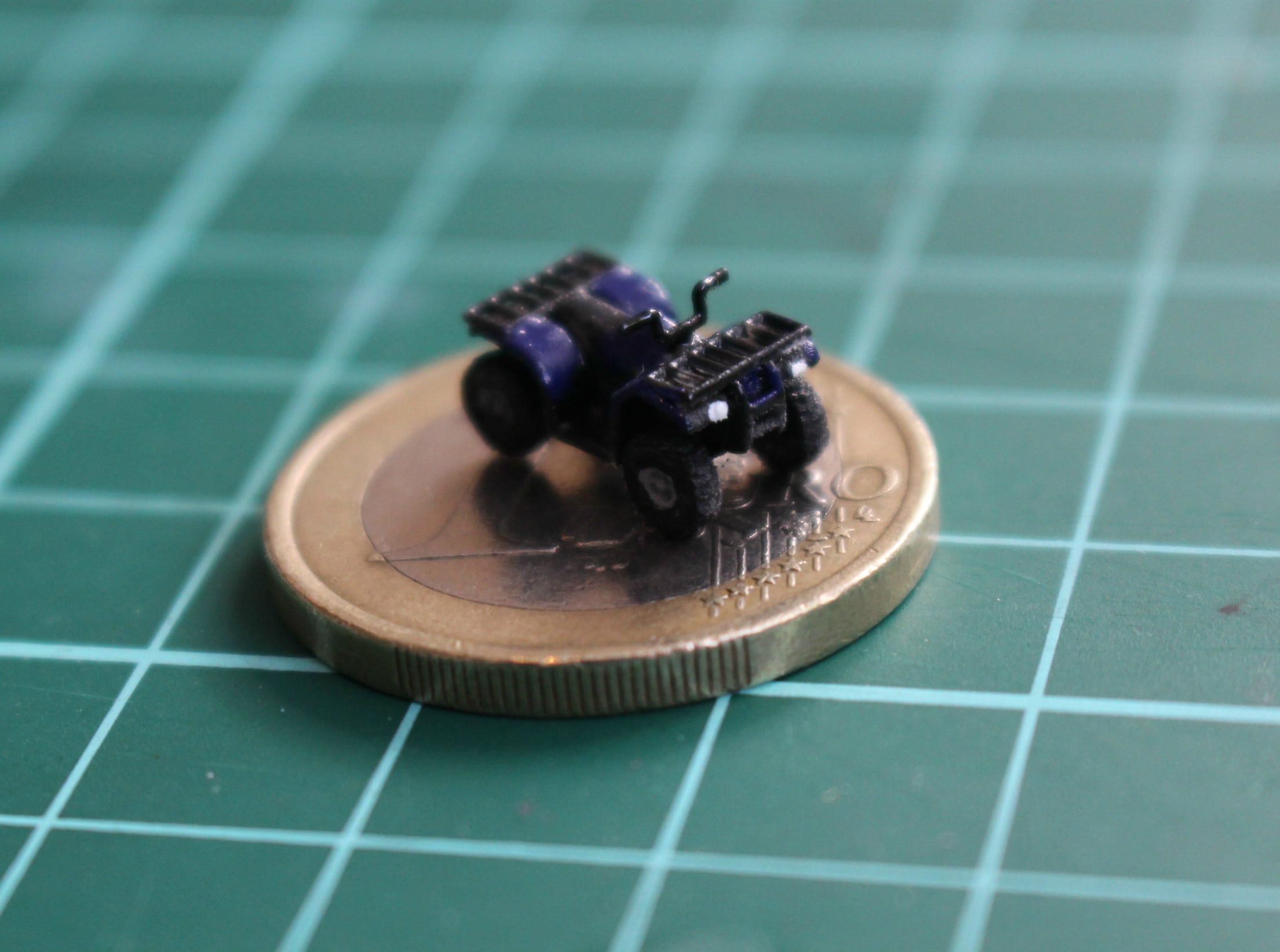 N Scale Quad ATV 2pc 3d model