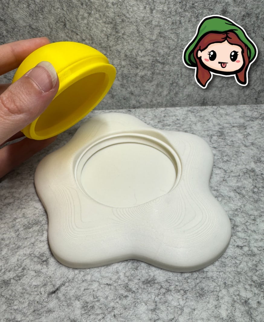 Kawaii Rogue Egg Stash Container 3d model