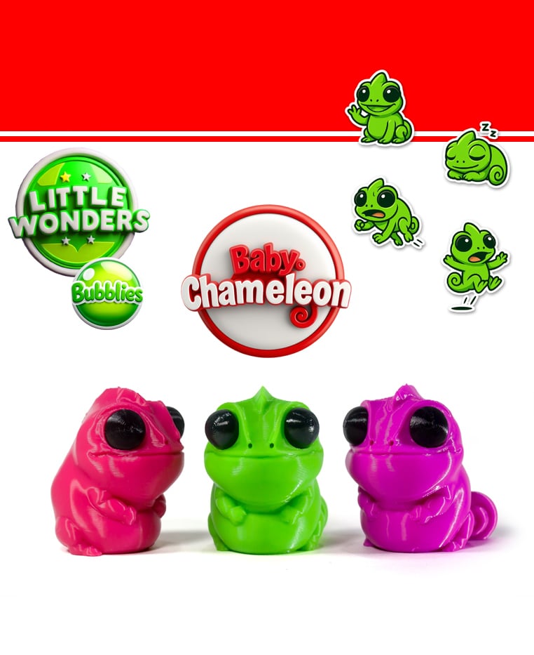 Baby Chameleon 3d model