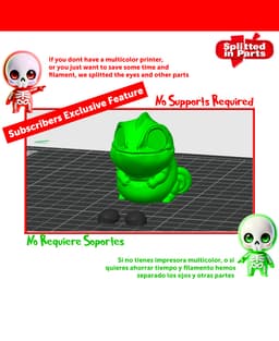 Baby Chameleon 3d model