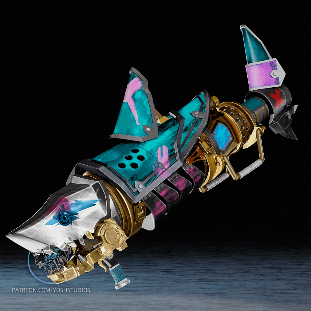 Jinx Bazooka 3D Printer File STL 3d model