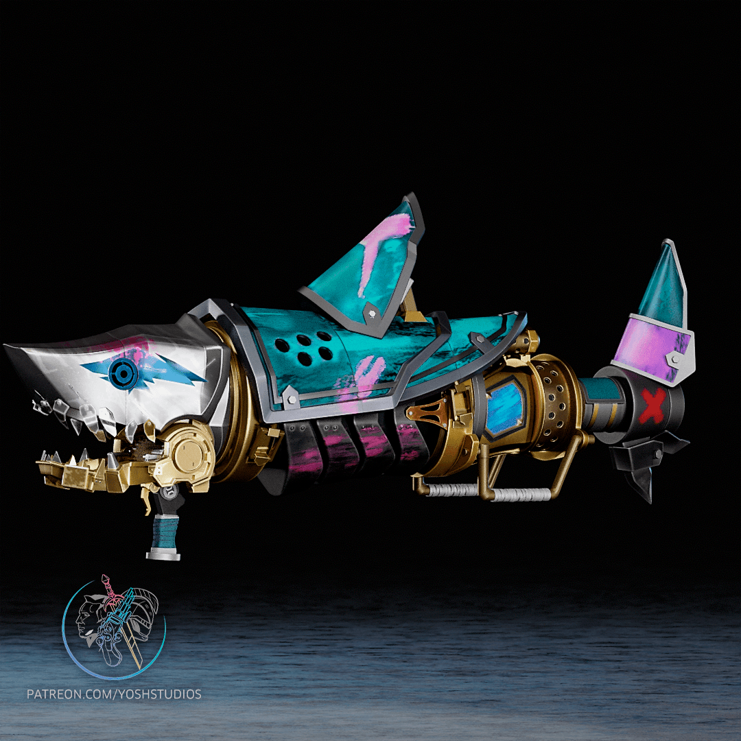 Jinx Bazooka 3D Printer File STL 3d model