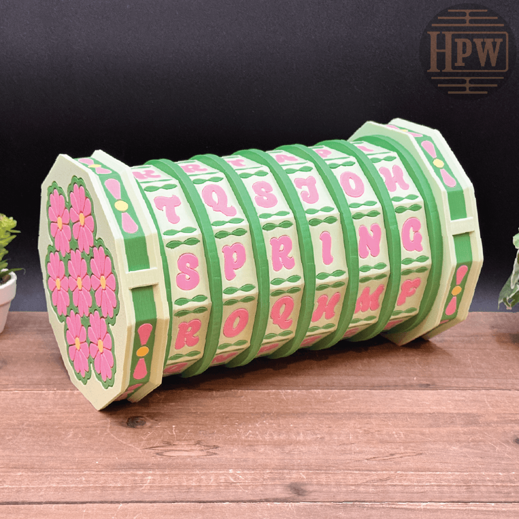 Spring Lockbox 3d model