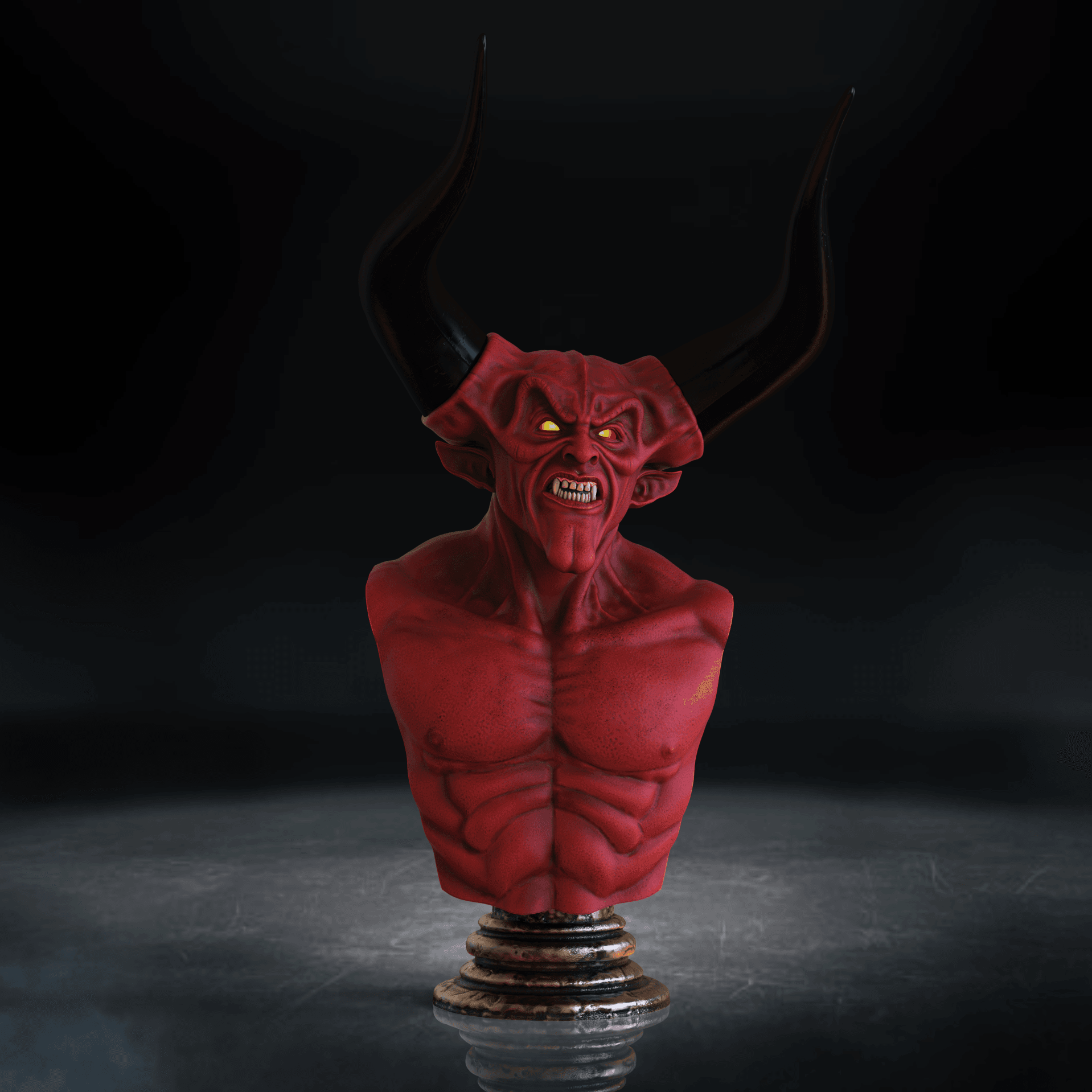 Darkness Bust - Legend (Pre-Supported) 3d model