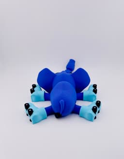 Elephant Roller Skate Flexi 3d model