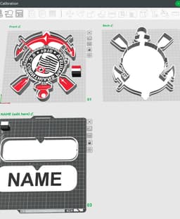 Corinthians Sign - LED Strip Compatible 3d model