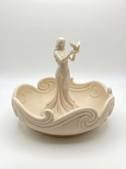 Goddess of Peace Jewelry Dish & Vanity Organizer 3d model