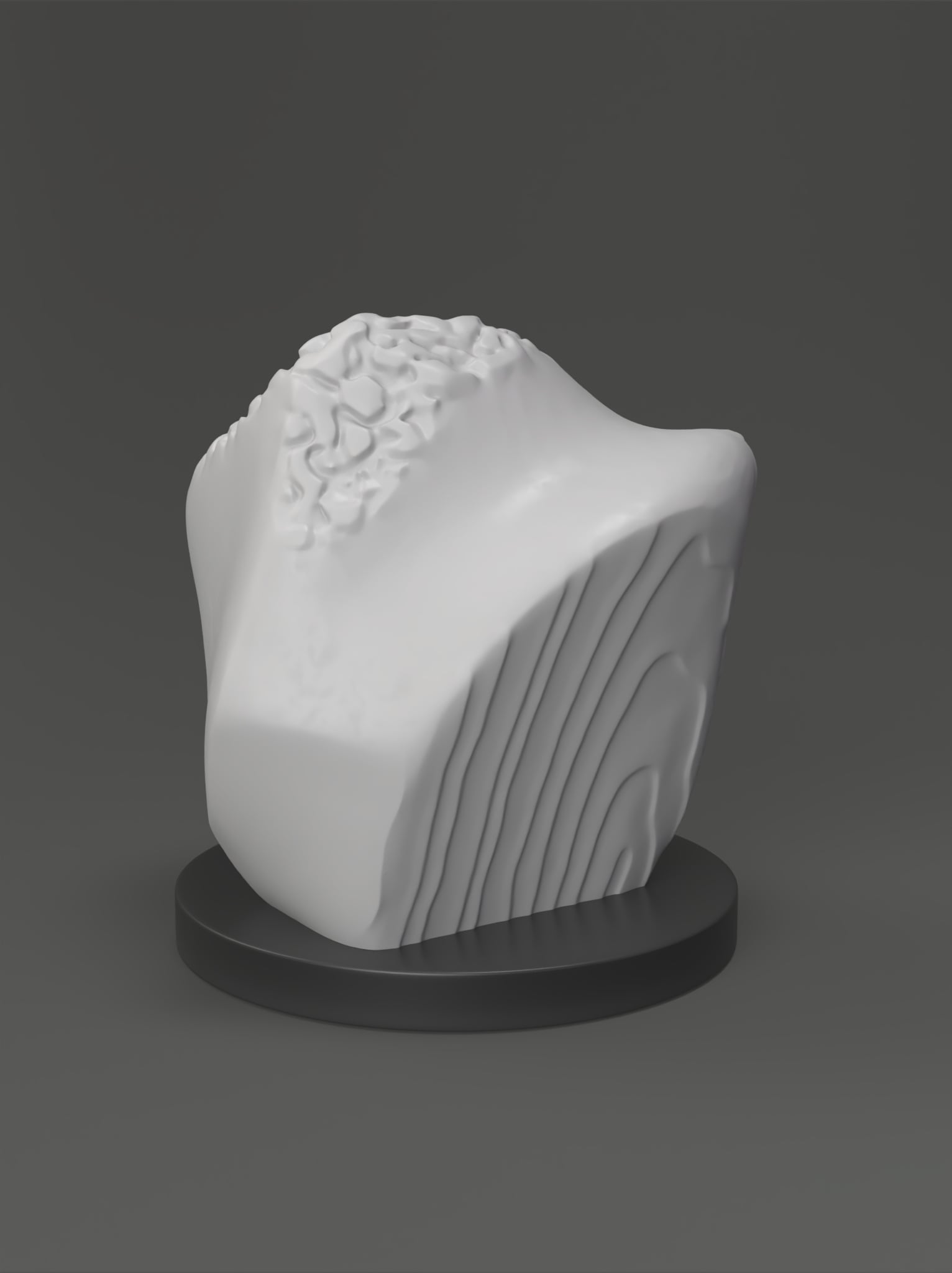 Deformed Rocky Planter Texturized 3d model