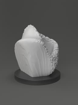 Deformed Rocky Planter Texturized 3d model
