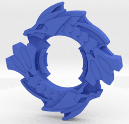 BEYBLADE POSEIDON | COMPLETE | PLASTIC GEN SERIES 3d model