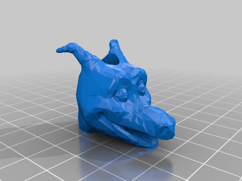 Figment Straw topper 3d model