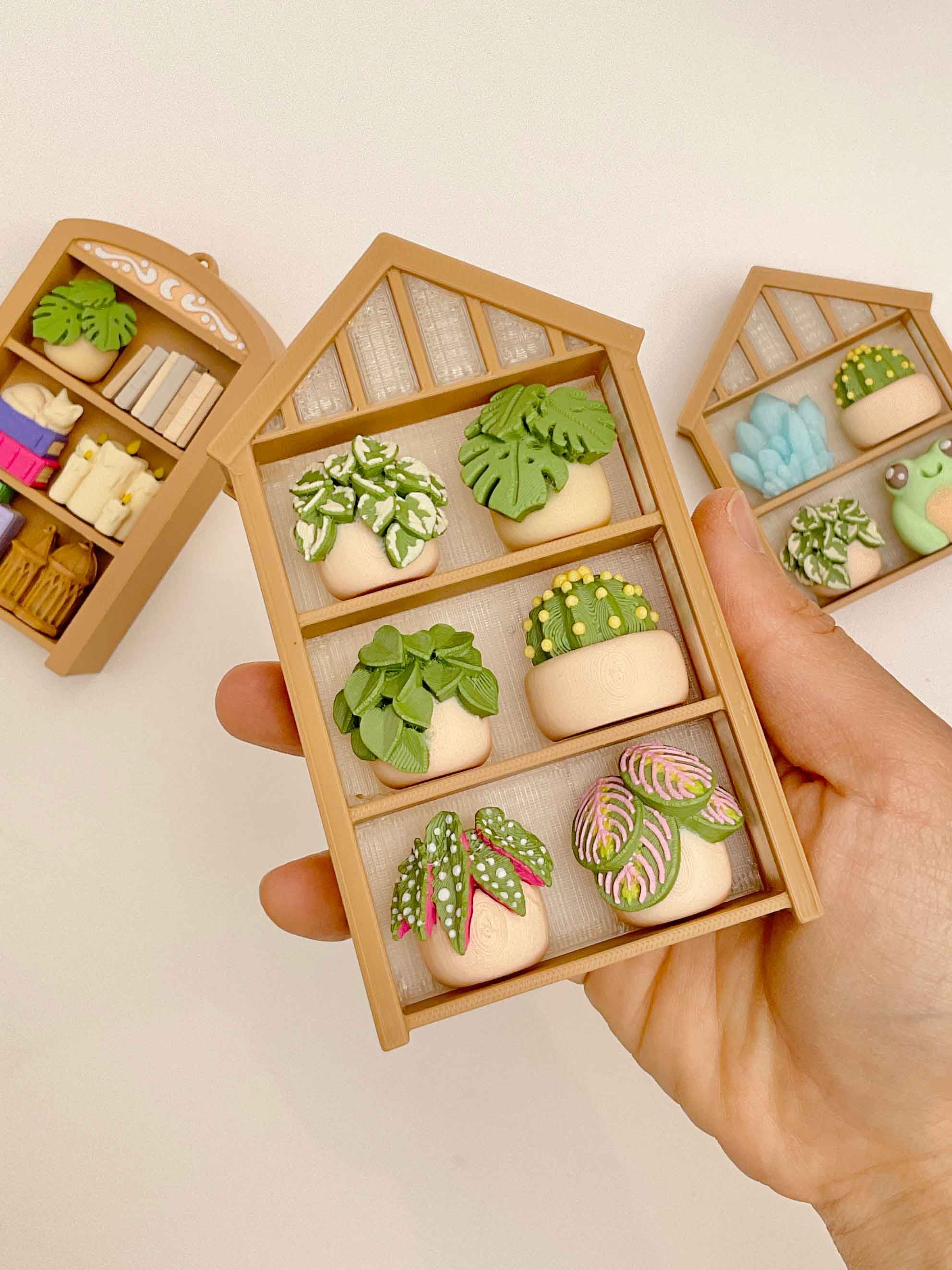 Greenhouse Multi Clicker Keychain Fidget Toy Bundle 3d model