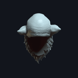 Ogre v3- Custom Action Figure Head 3d model