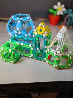 Polyhedra Connect-it Tiles - Solid 3d model
