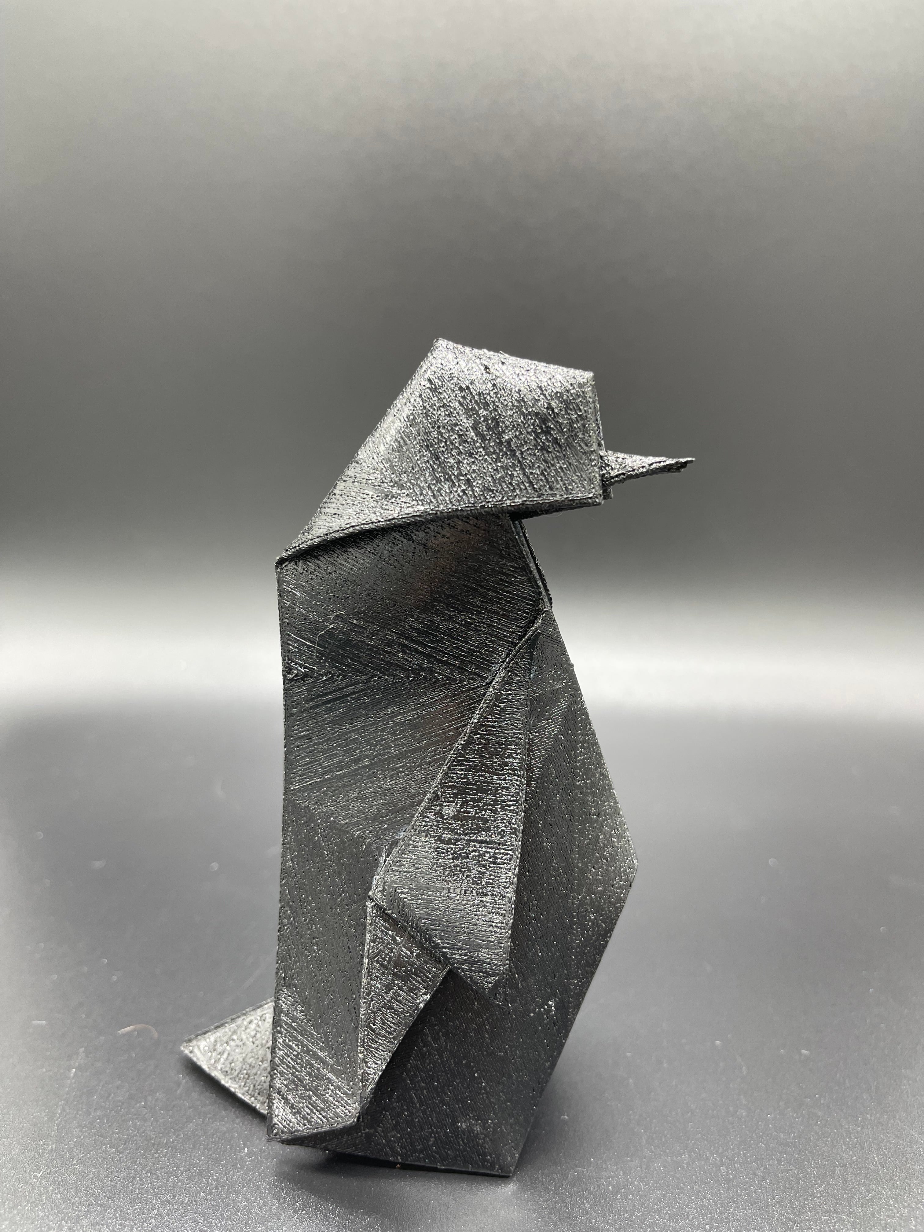 Origami Penguin Printagami Flex Material 3d model