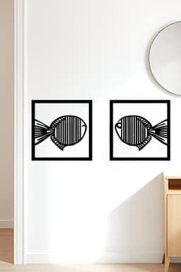 Fish Wall Art, Wall Decor, Home Decor 3d model