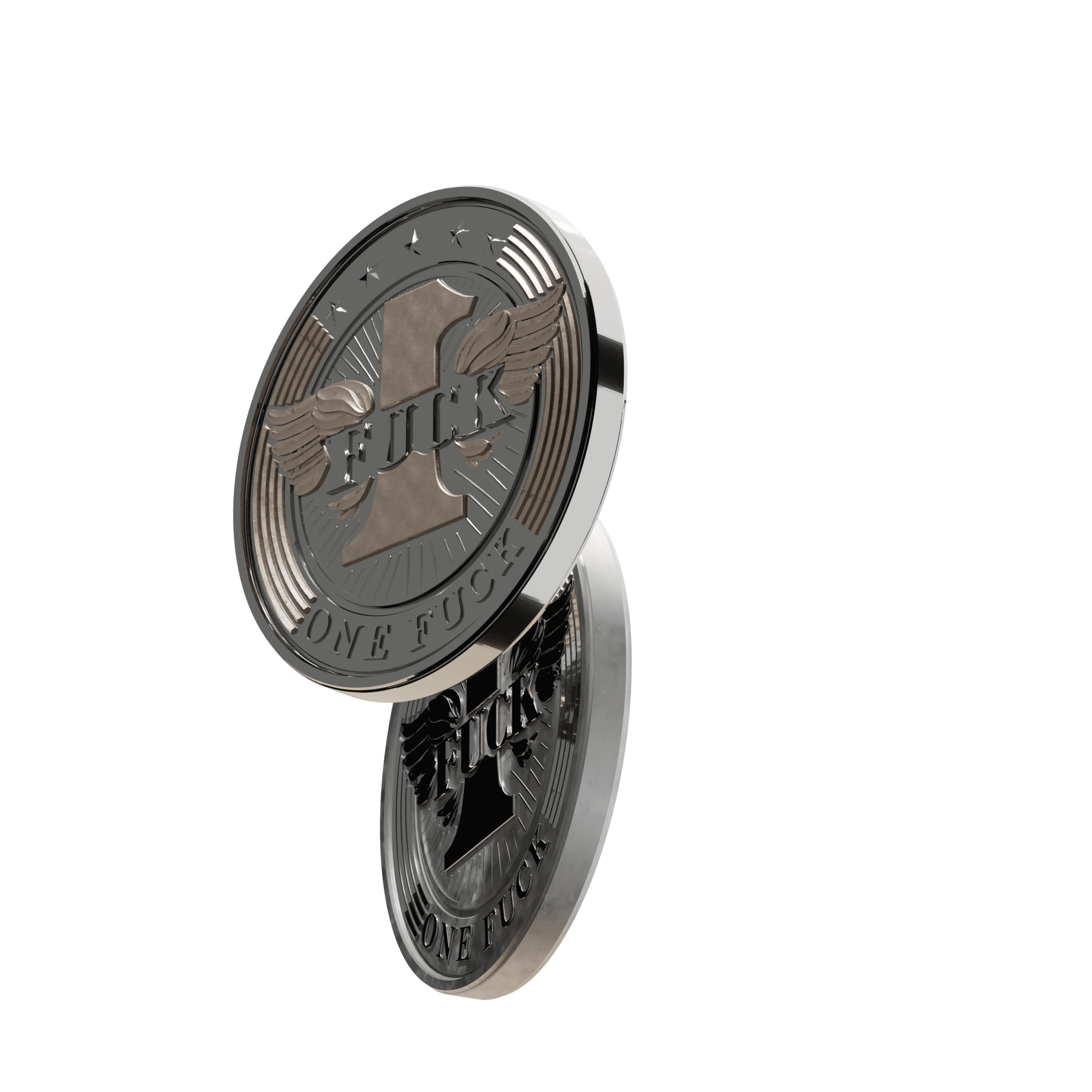 Fuck Coin 3d model