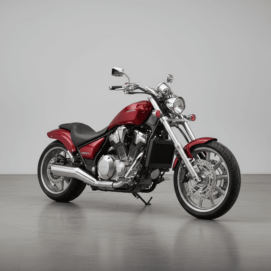 Honda Fury Chopper Cruiser Motorcycle 3d model